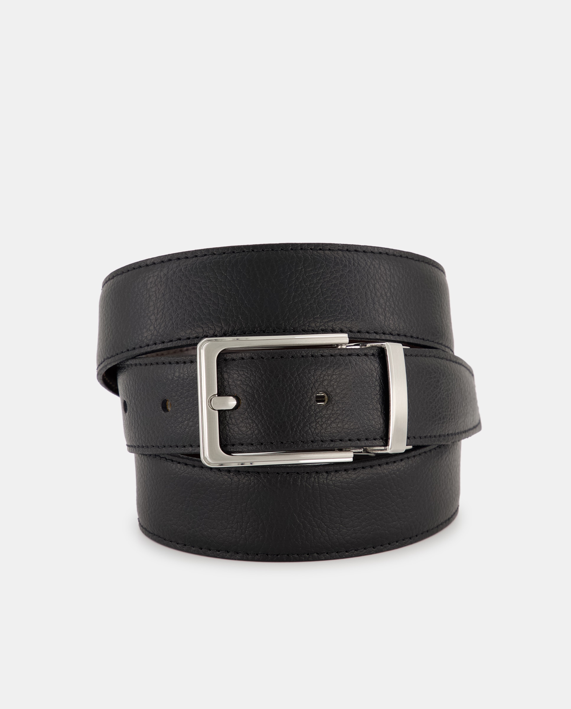 Cinto Clássico em Pele - 30 mm. Produto fabricado em Espanha Preto-1