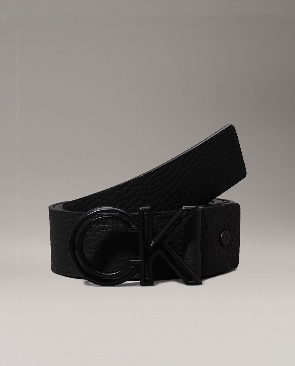 Imagem 0 de Cinto em Pele com Fivela de Monograma