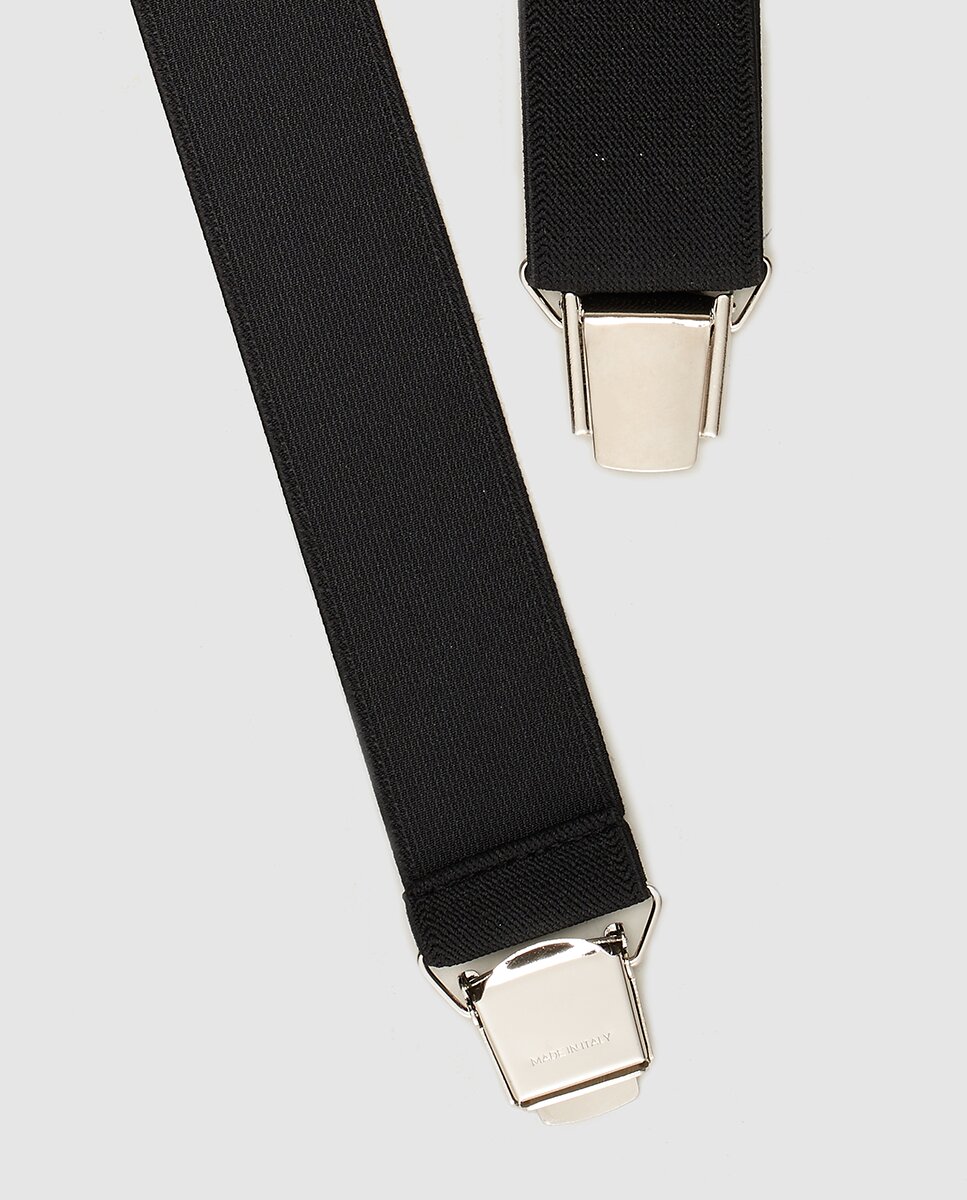 Suspensórios azul-marinho. Produto fabricado em Espanha Preto-2