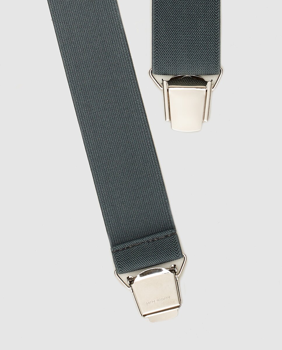 Suspensórios azul-marinho. Produto fabricado em Espanha Cinzento-escuro-2