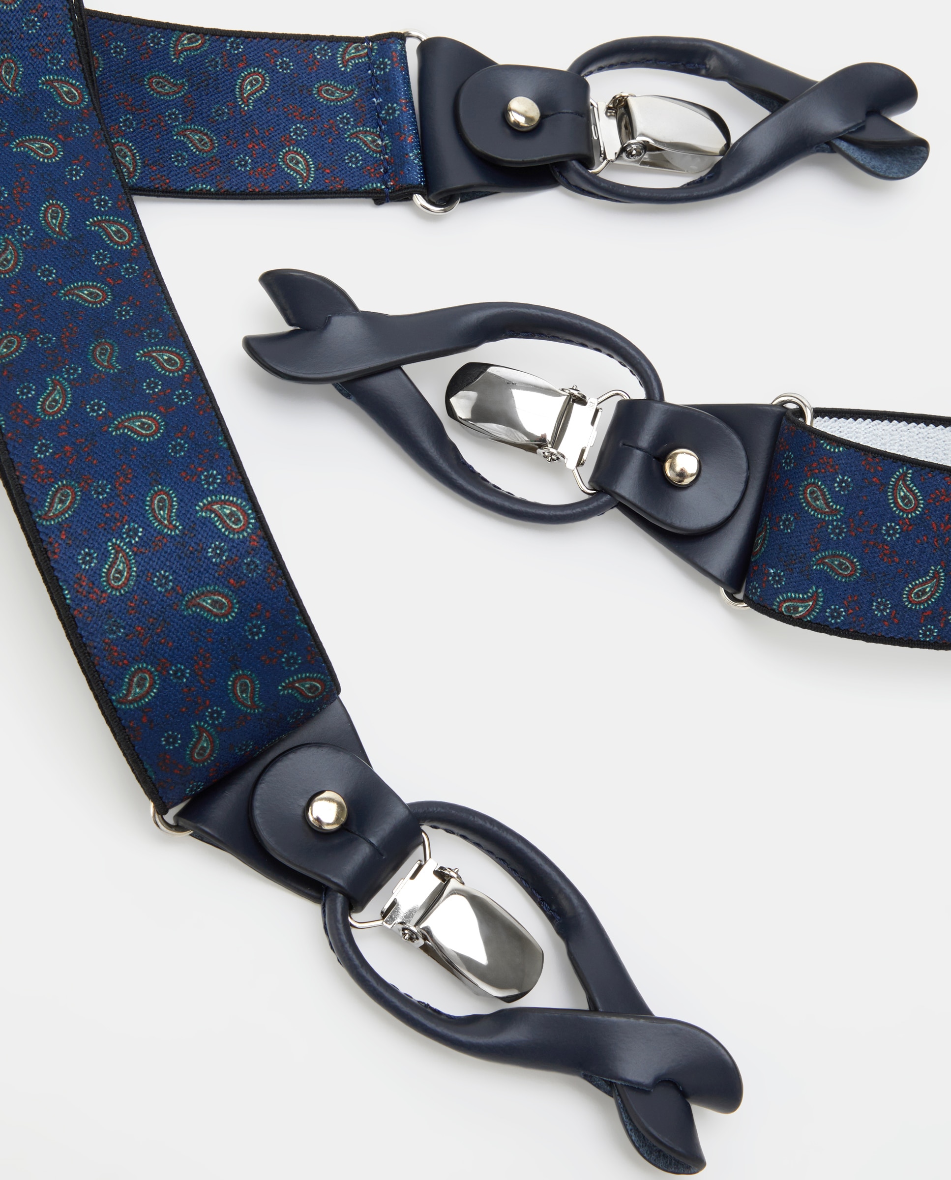 Suspensórios com Estampado de Fantasia Multicolor-3