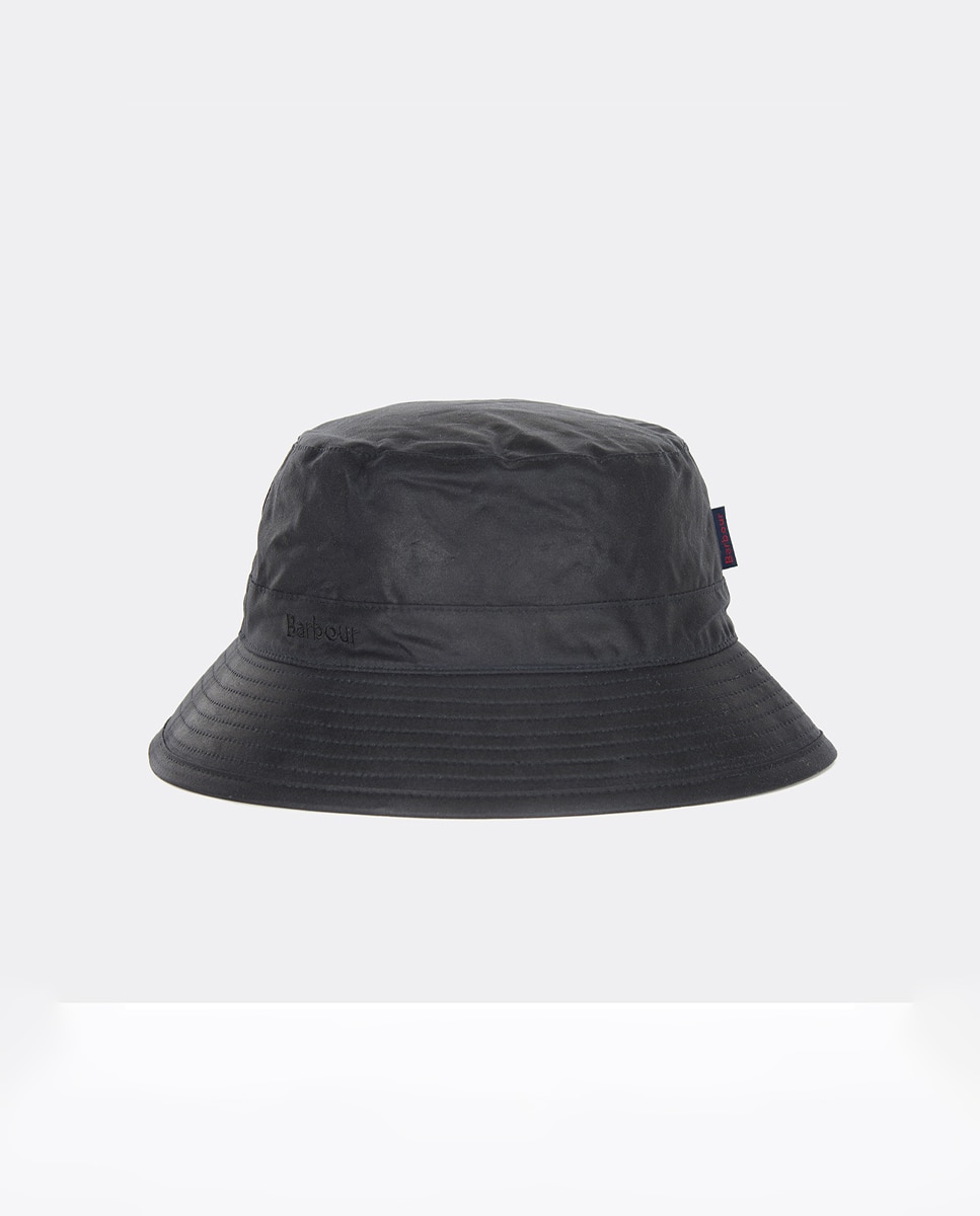 Imagen 0 de Gorro bucket de algodón encerado Azul