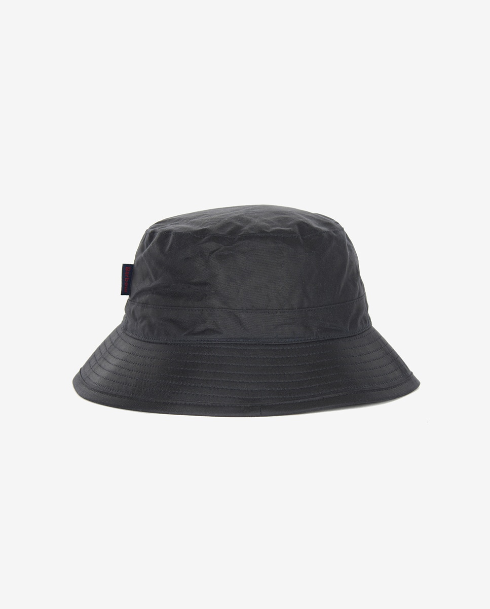 Gorro pescador de hombre de algodón con forro de tartán - Barbour - Azul Azul-2