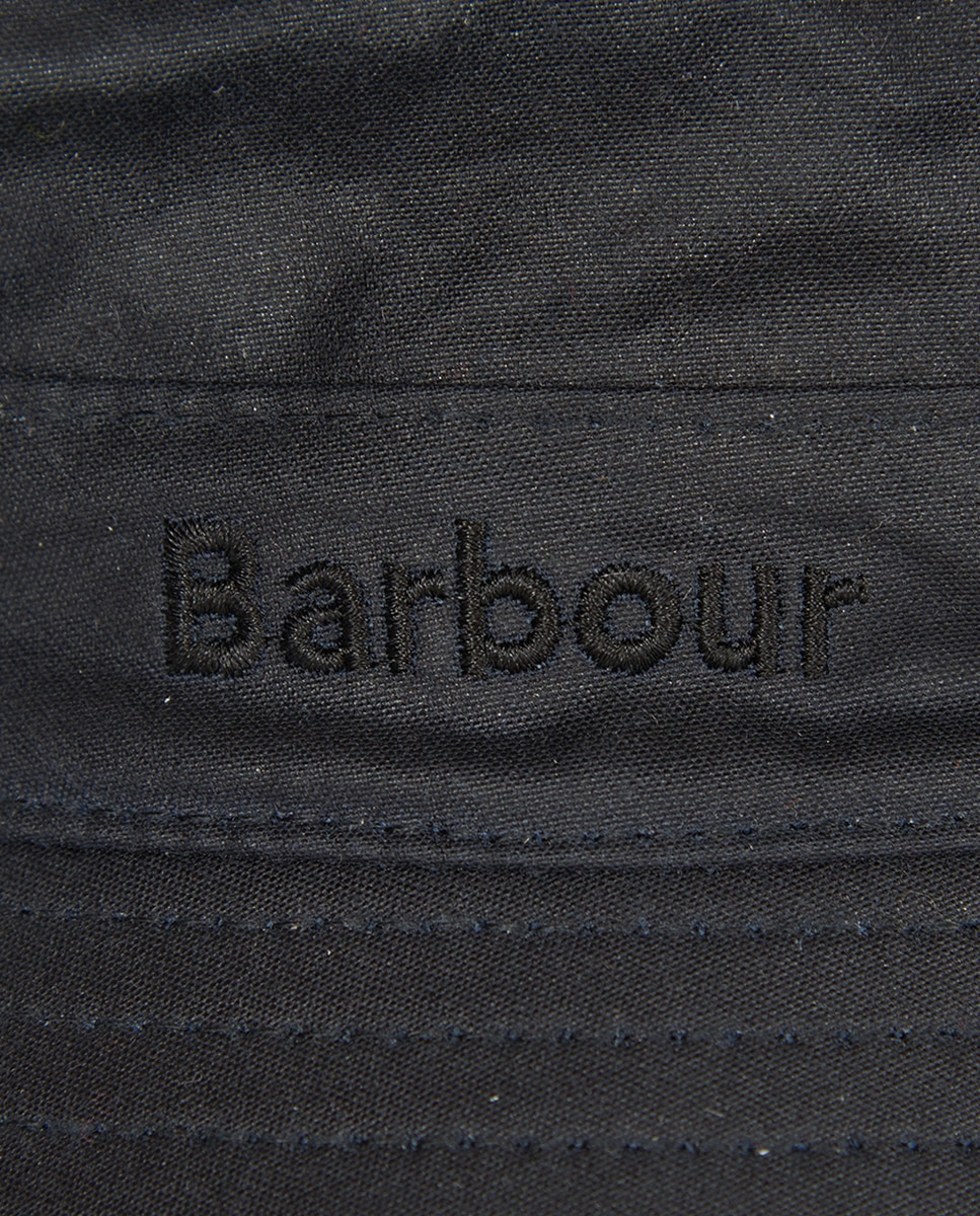 Gorro pescador de hombre de algodón con forro de tartán - Barbour - Azul Azul-5