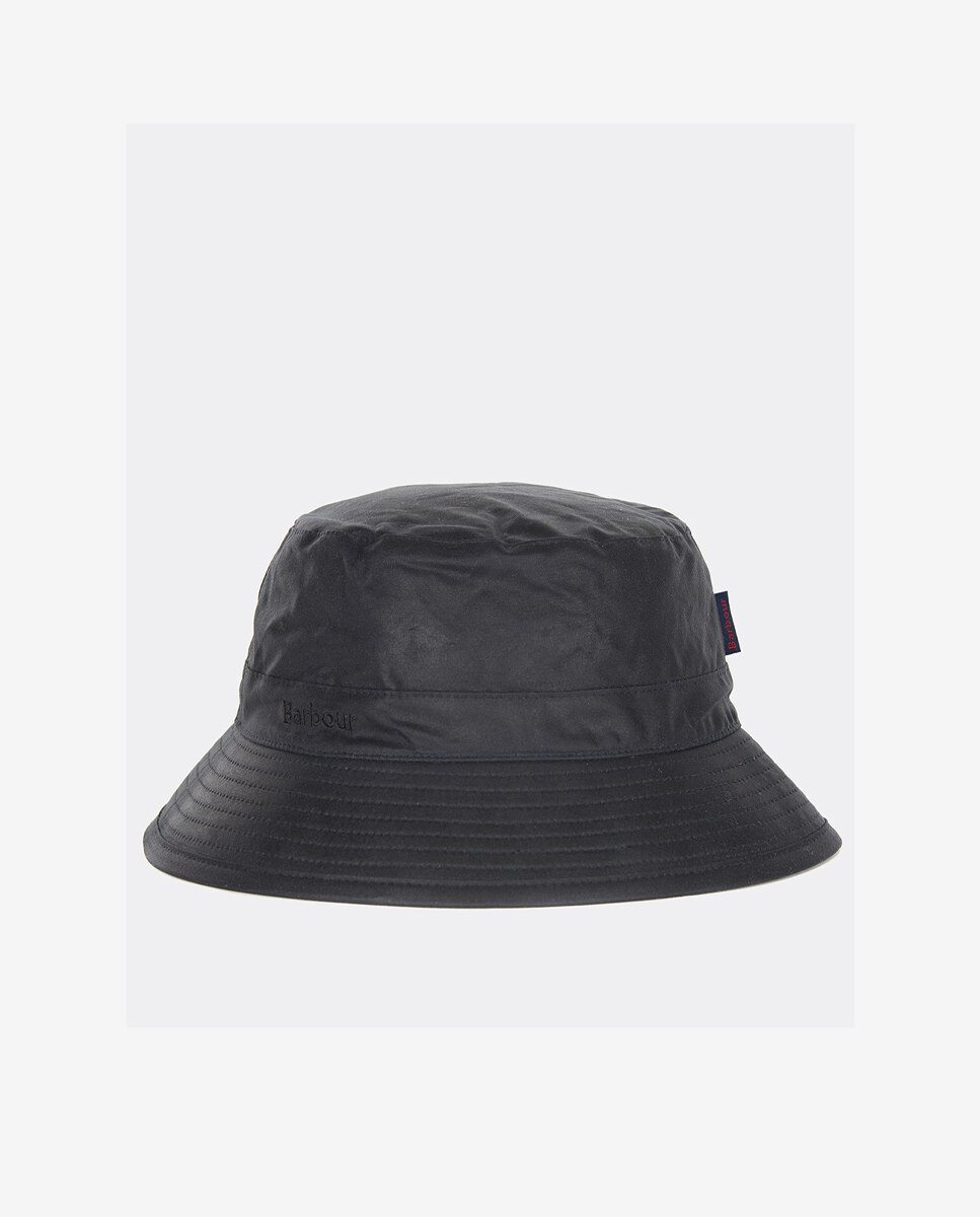 Gorro pescador de hombre de algodón con forro de tartán - Barbour - Azul Azul-8
