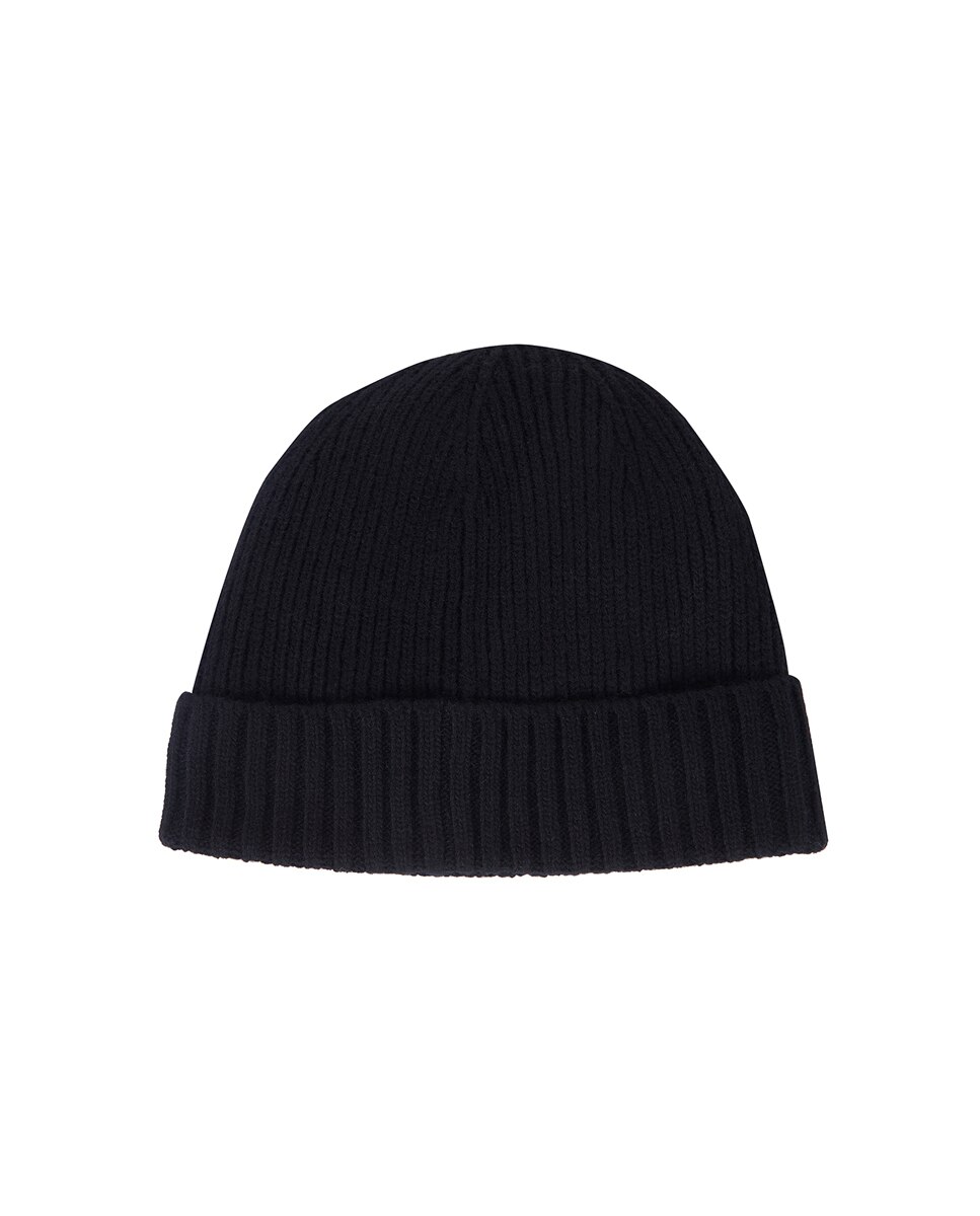 Gorro de hombre de lana con dobladillo acanalado - Barbour - Negro Negro-2