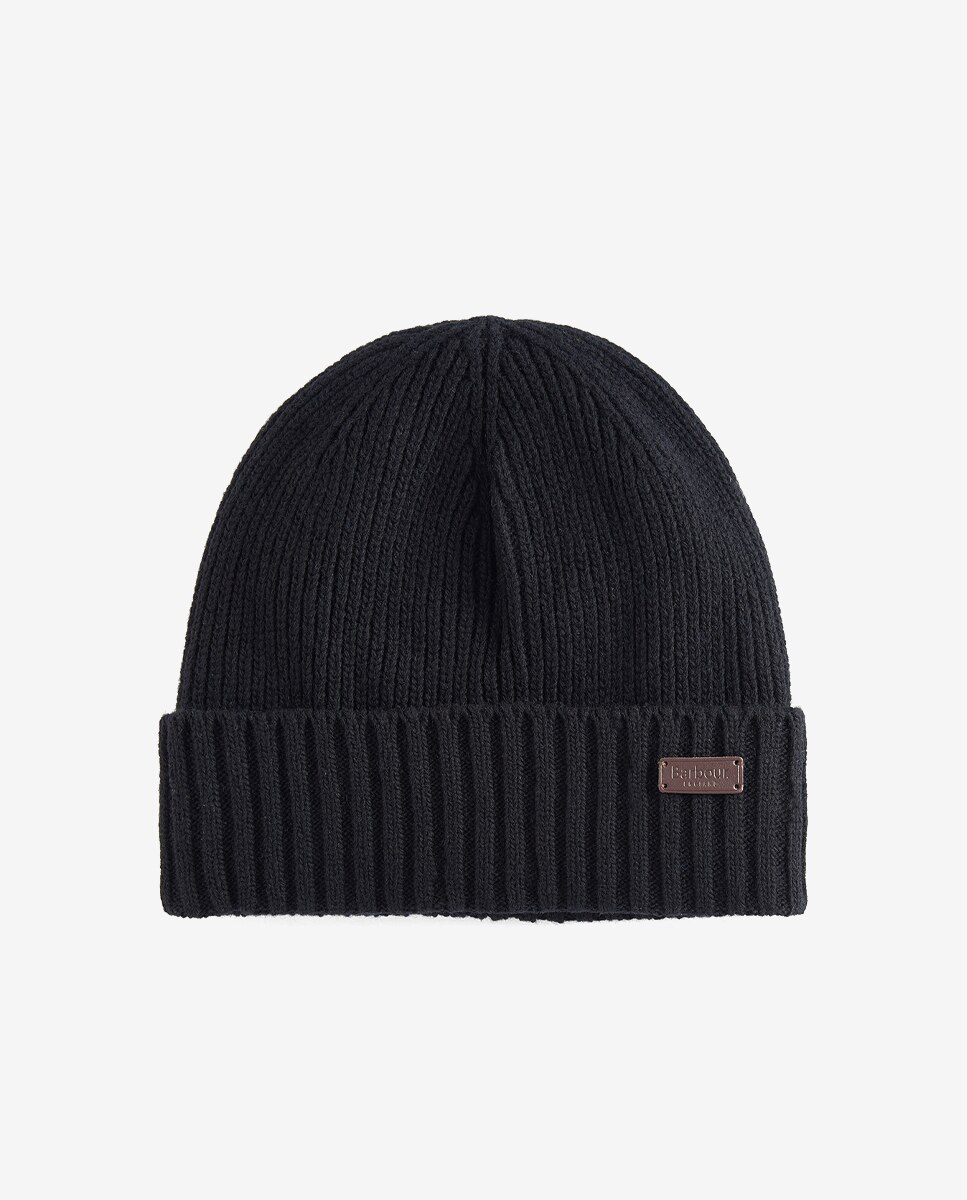 Gorro de hombre de lana con dobladillo acanalado - Barbour - Negro Negro-5
