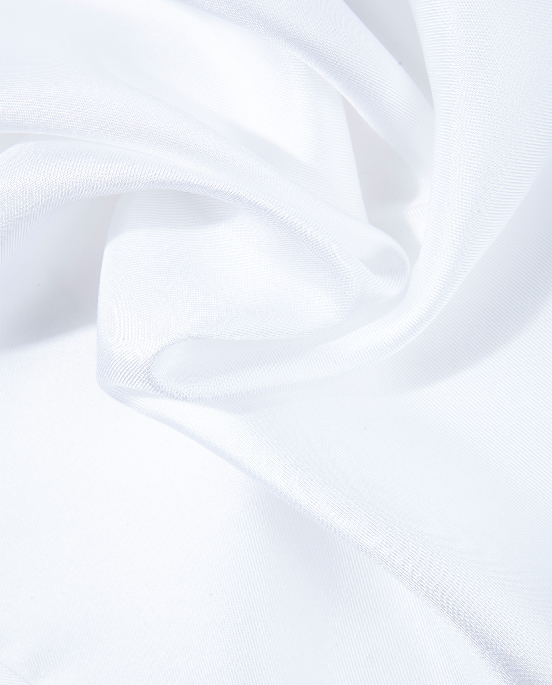 Lenço de Bolso de Seda - Branco Branco-2