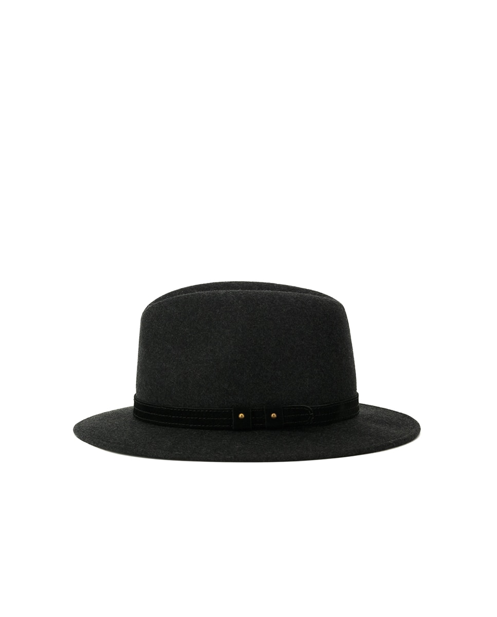 Sombrero lana ala anacha sport para hombre - Fernández y Roche - Gris Gris-2