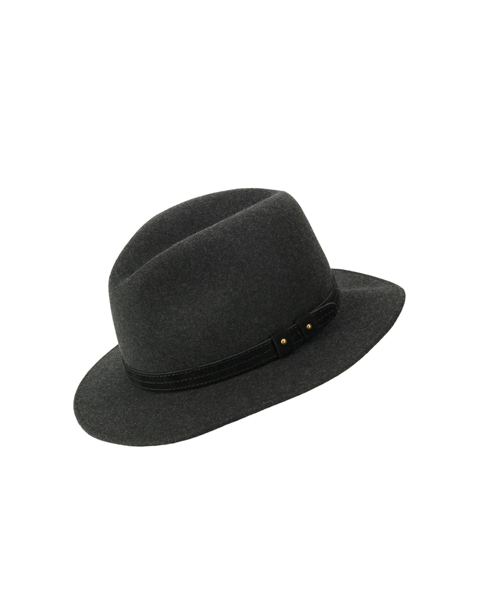 Sombrero lana ala anacha sport para hombre - Fernández y Roche - Gris Gris-3