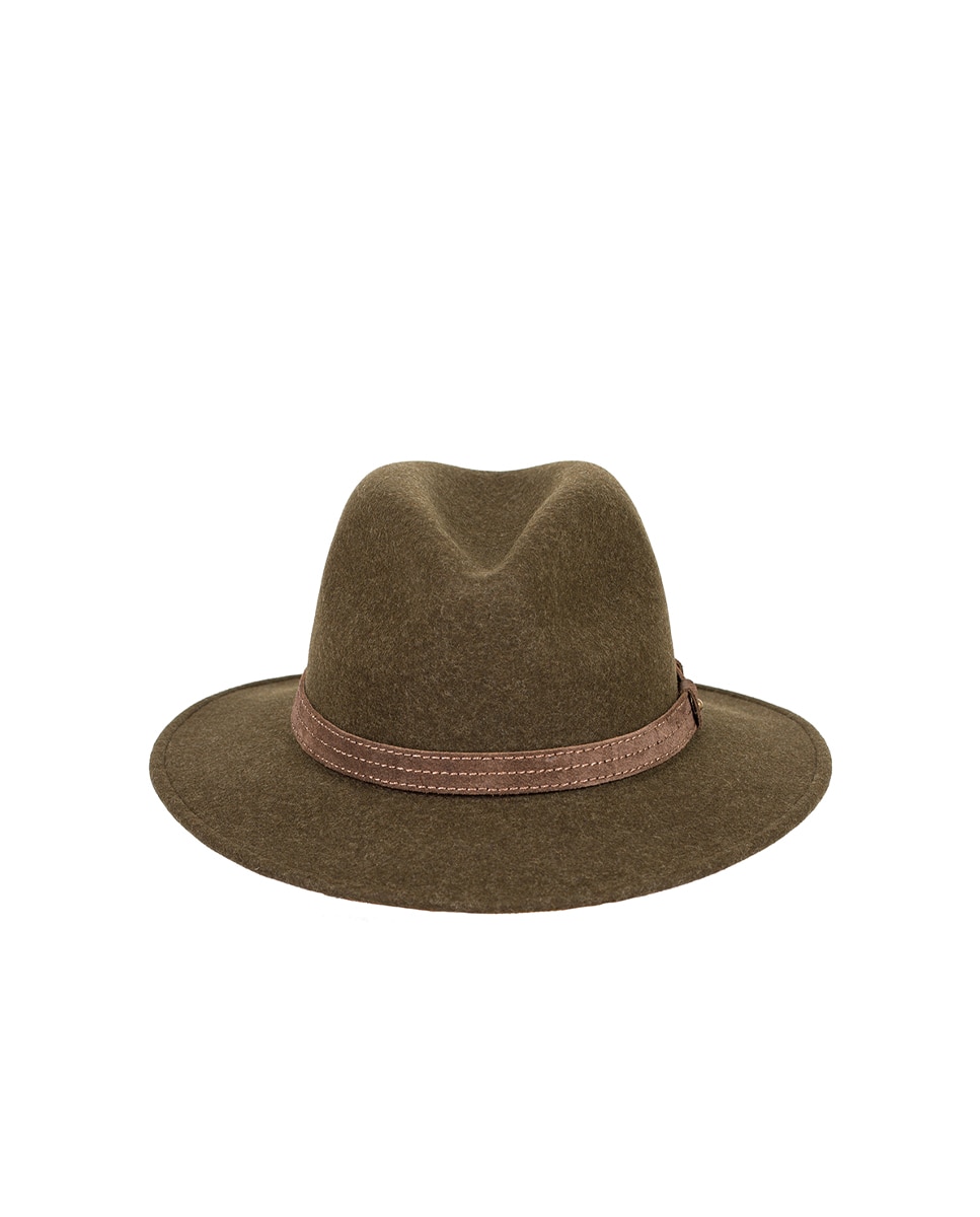Sombrero lana ala anacha sport para hombre - Fernández y Roche - Verde Verde-1