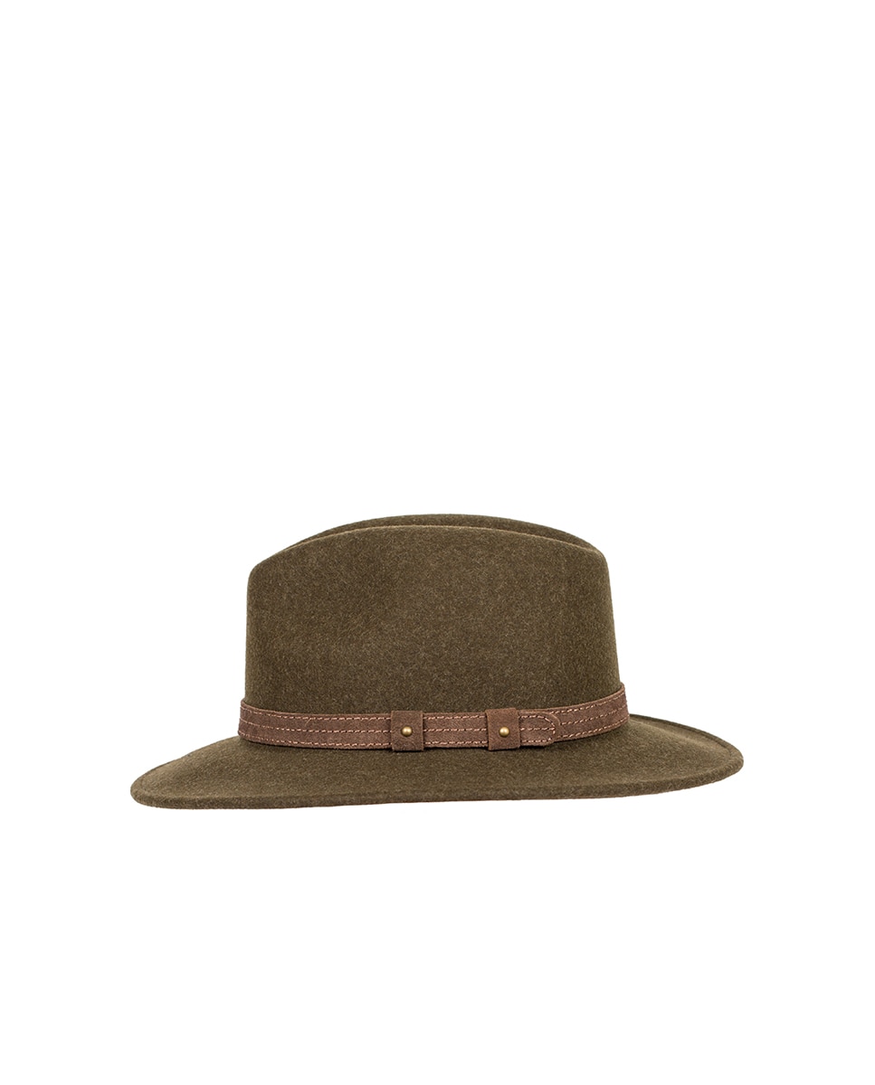 Sombrero lana ala anacha sport para hombre - Fernández y Roche - Verde Verde-2