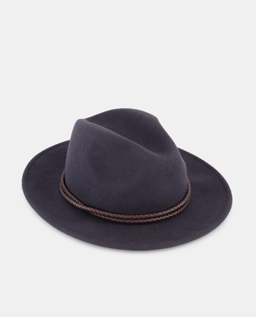 Sombrero de hombre con ala media