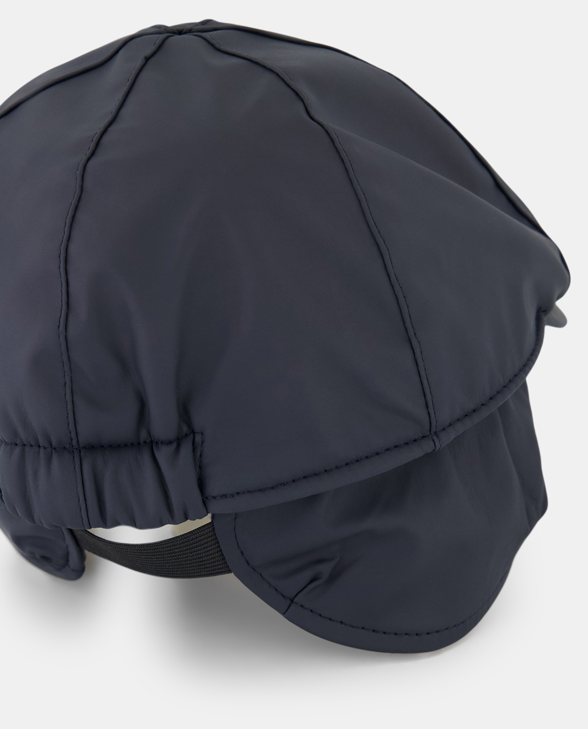 Boné inglês de homem azul-marinho com protecção de orelhas Azul-marinho-4