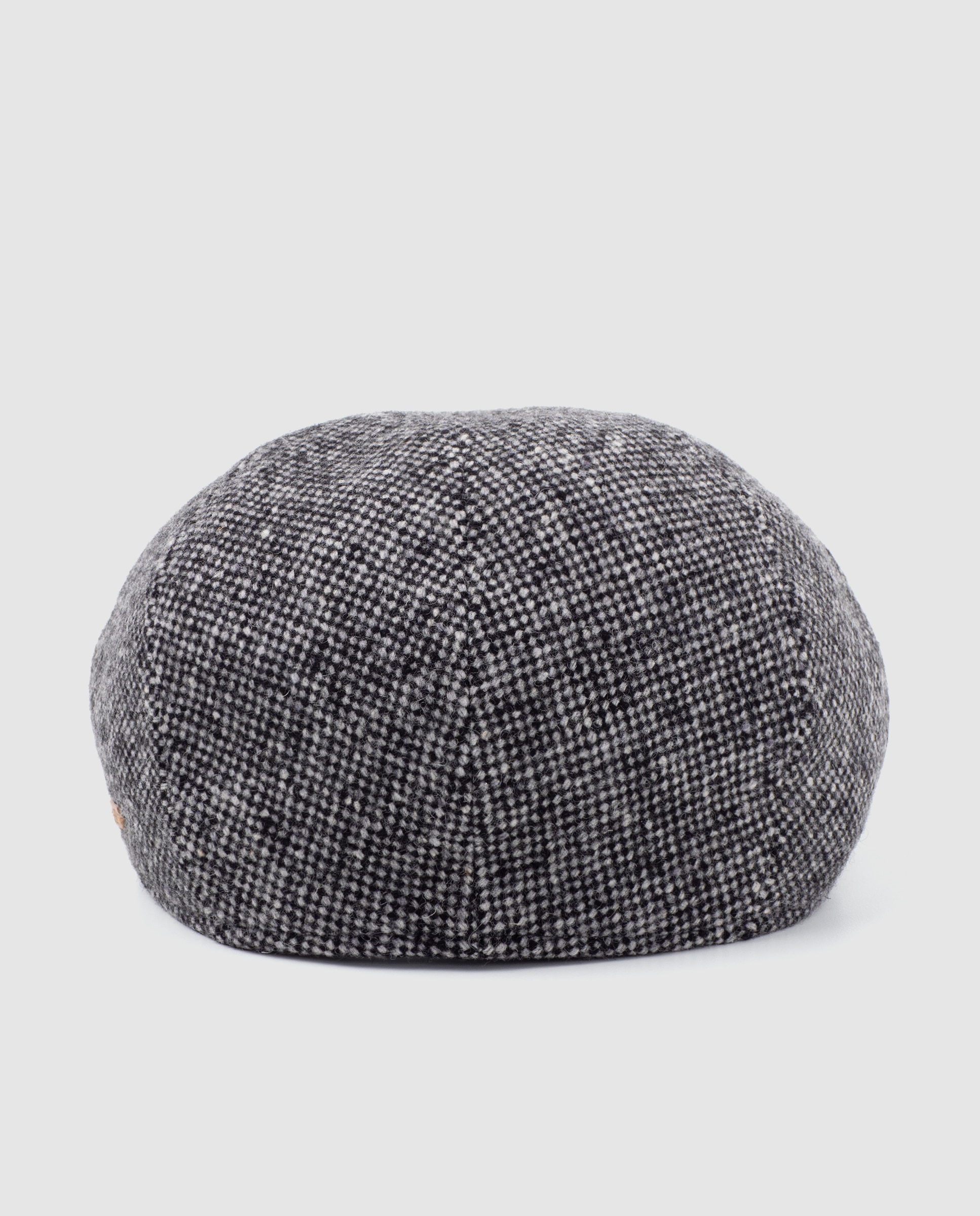 Boné inglês castanho Cinzento-2