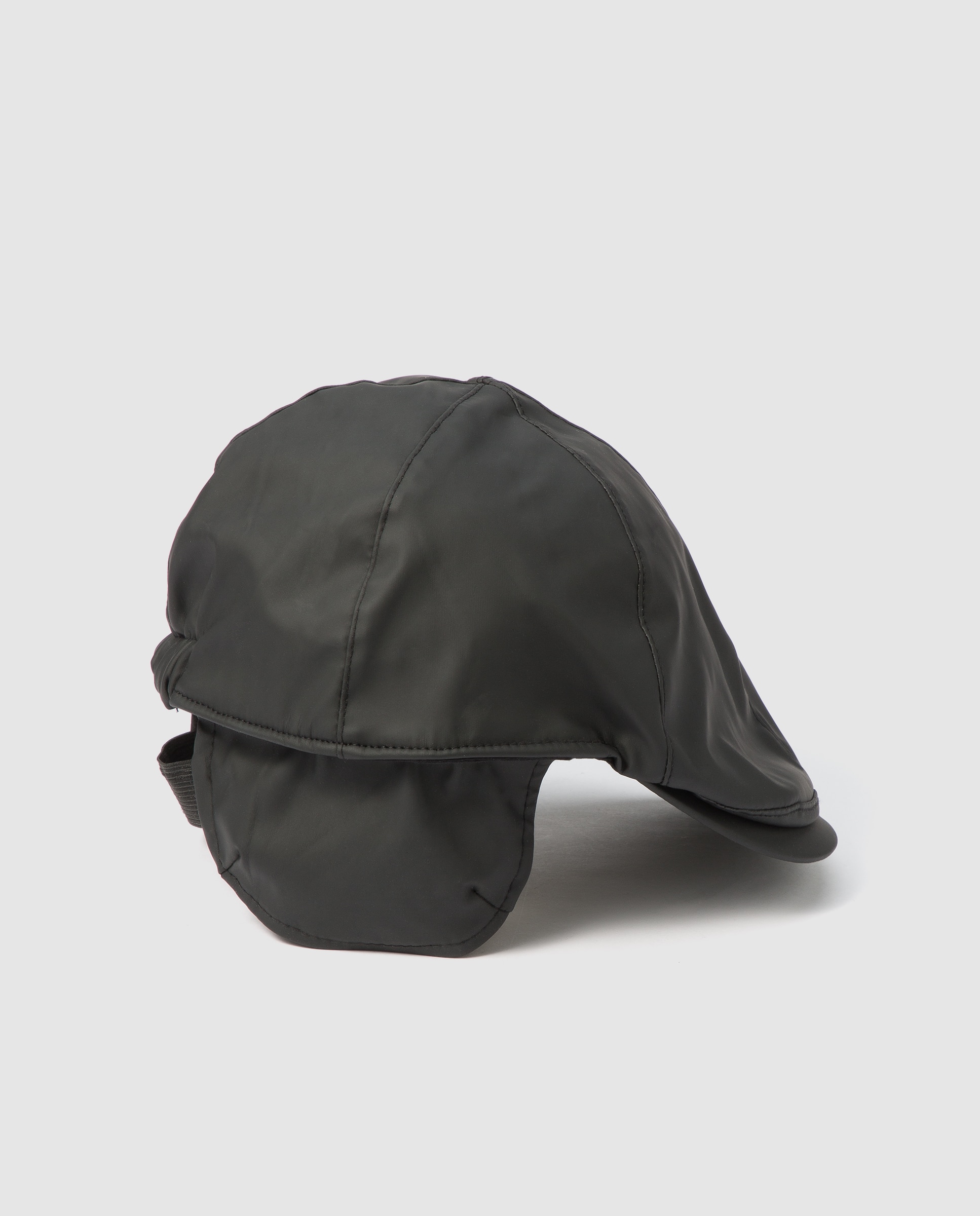 Gorra inglesa de hombre con orejeras - Dustin - Negro Negro-3