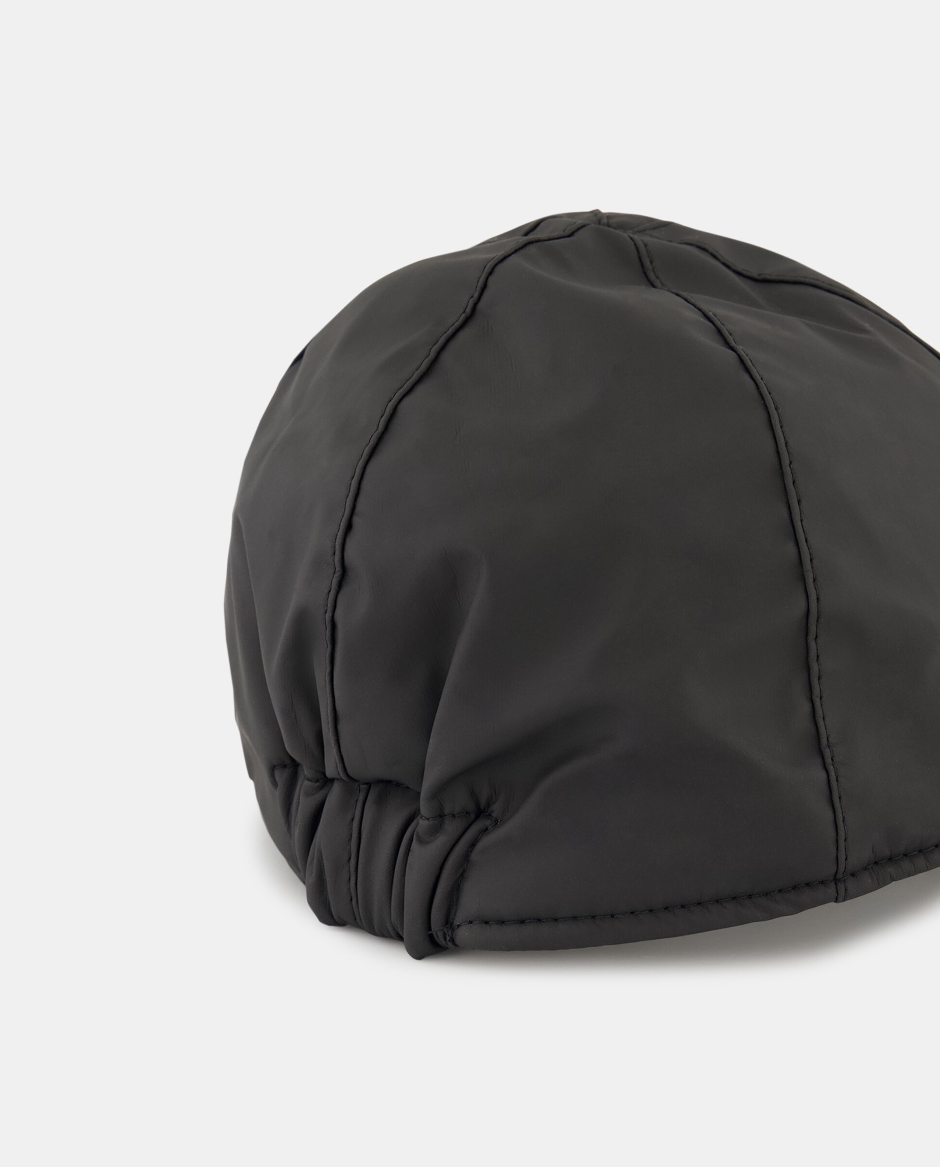 Gorra inglesa de hombre con orejeras - Dustin - Negro Negro-4