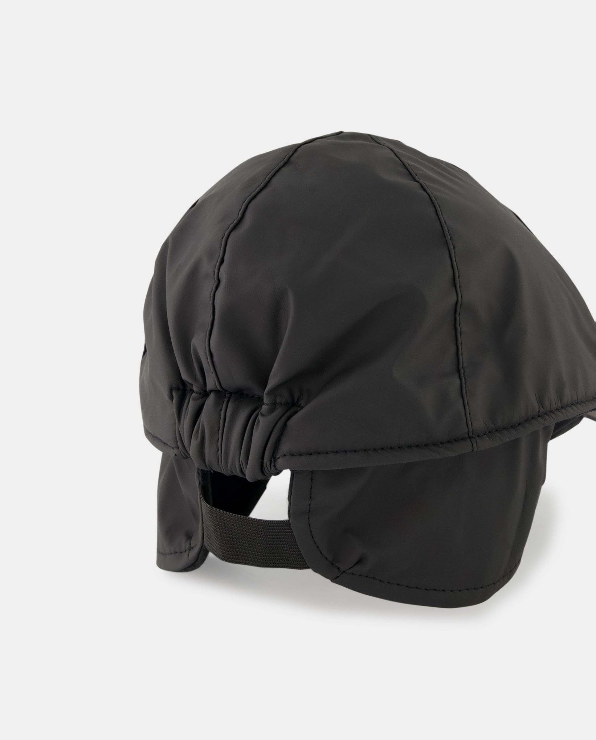 Gorra inglesa de hombre con orejeras - Dustin - Negro Negro-5