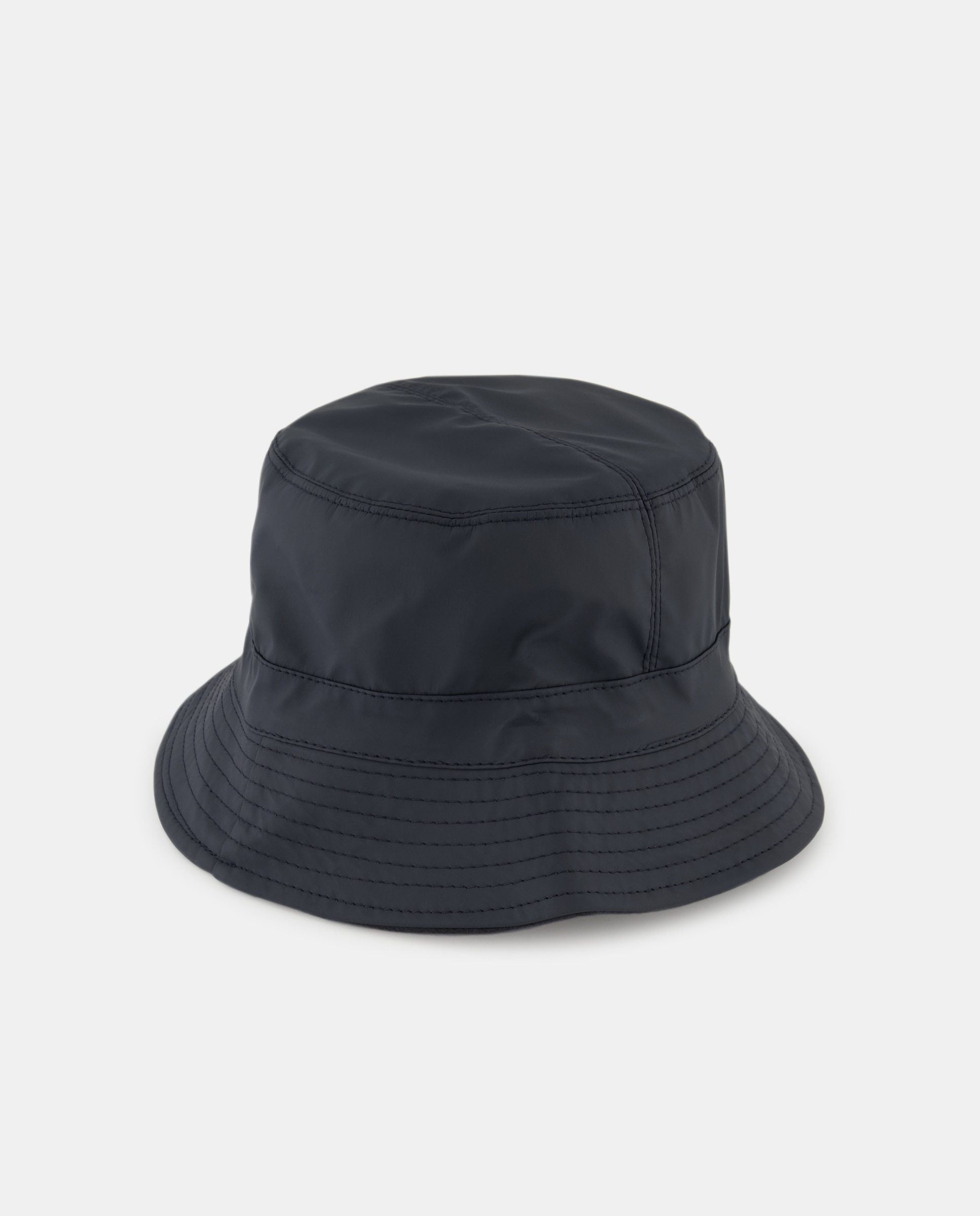 Chapéu para a chuva azul de homem com toque de borracha Azul-marinho-1