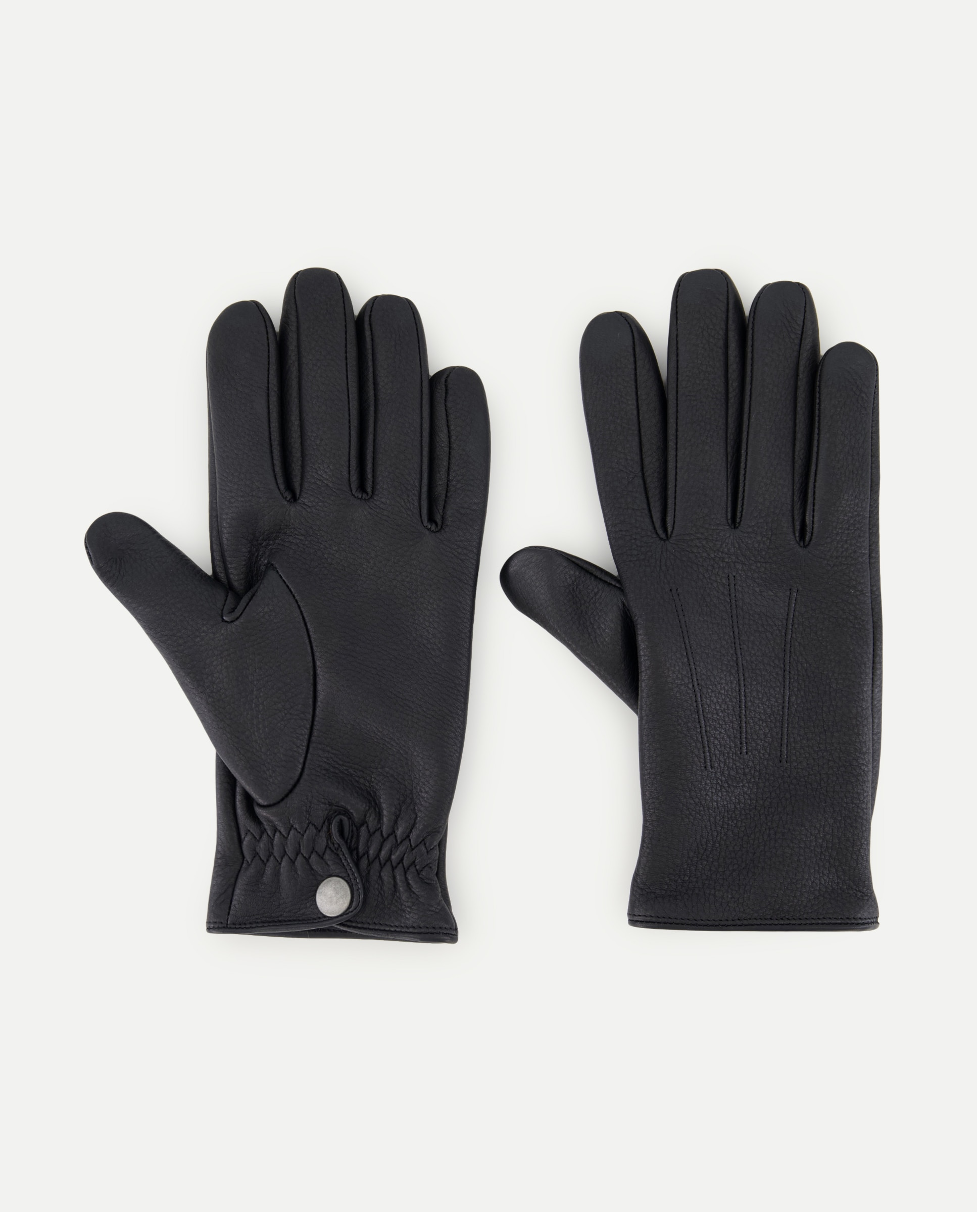 Guantes hombre piel - Emidio Tucci - Negro Negro-1