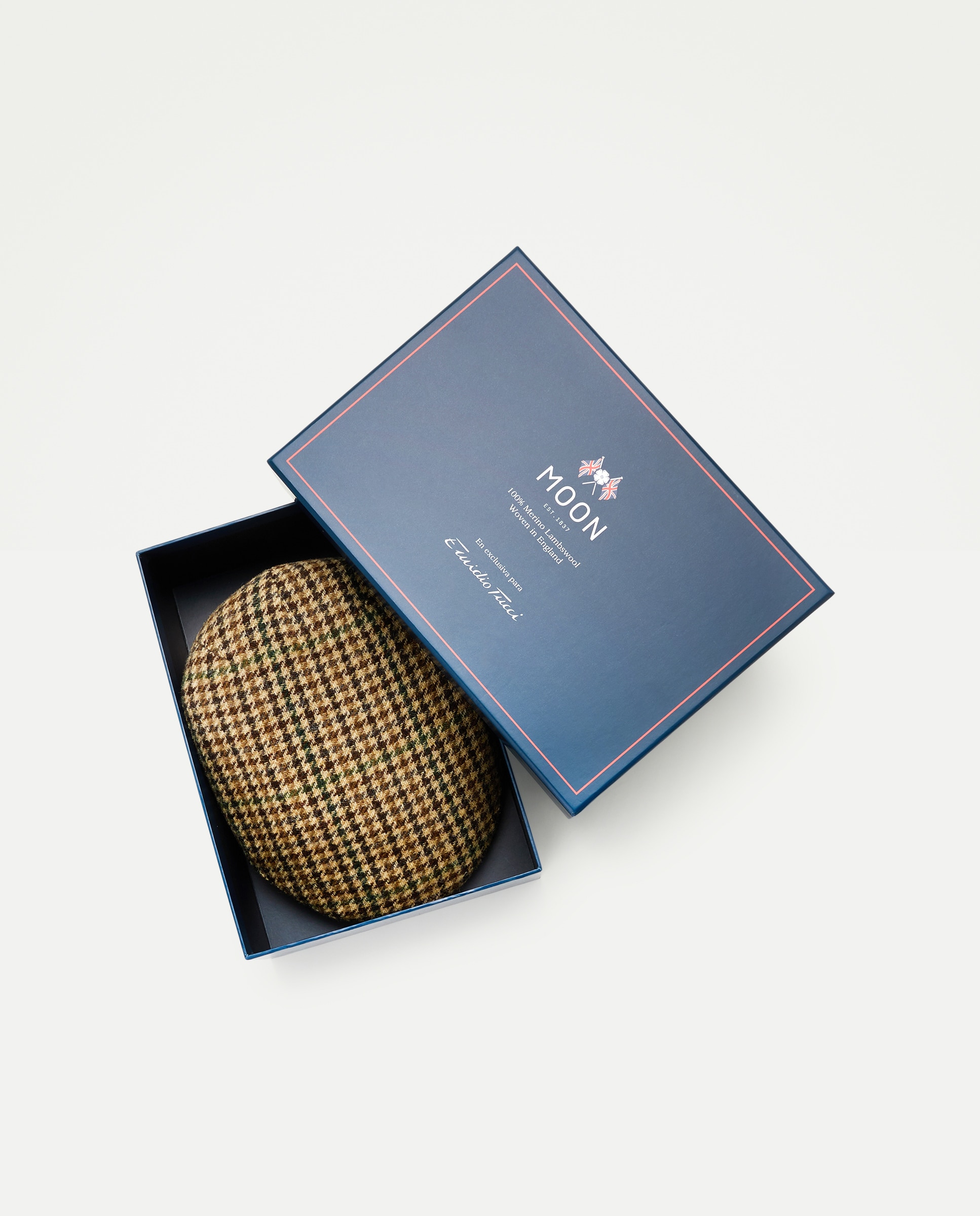 Gorra inglesa de hombre - Emidio Tucci - Gris claro Gris claro-4
