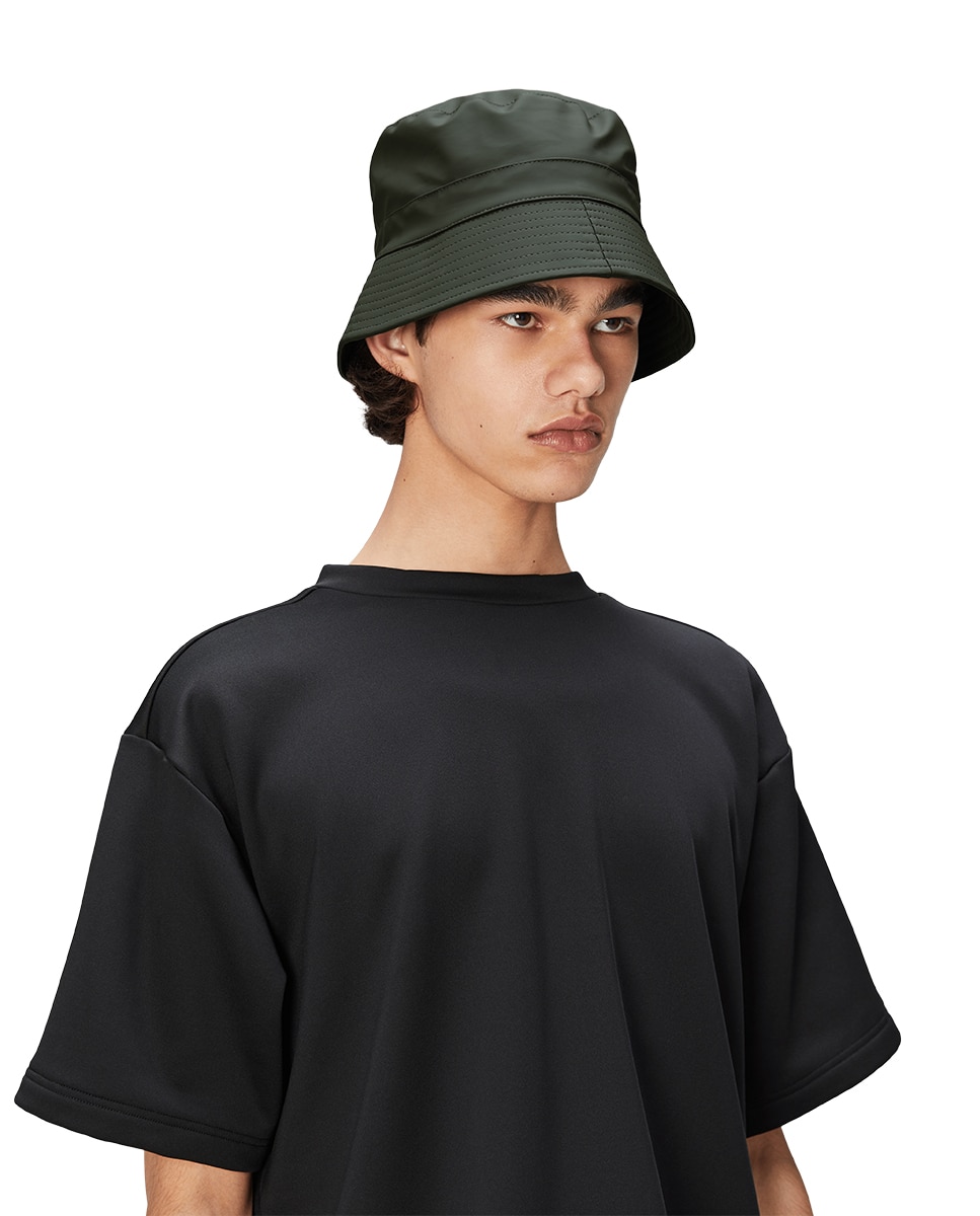 Chapéu para a Chuva Bucket Hat Verde-3