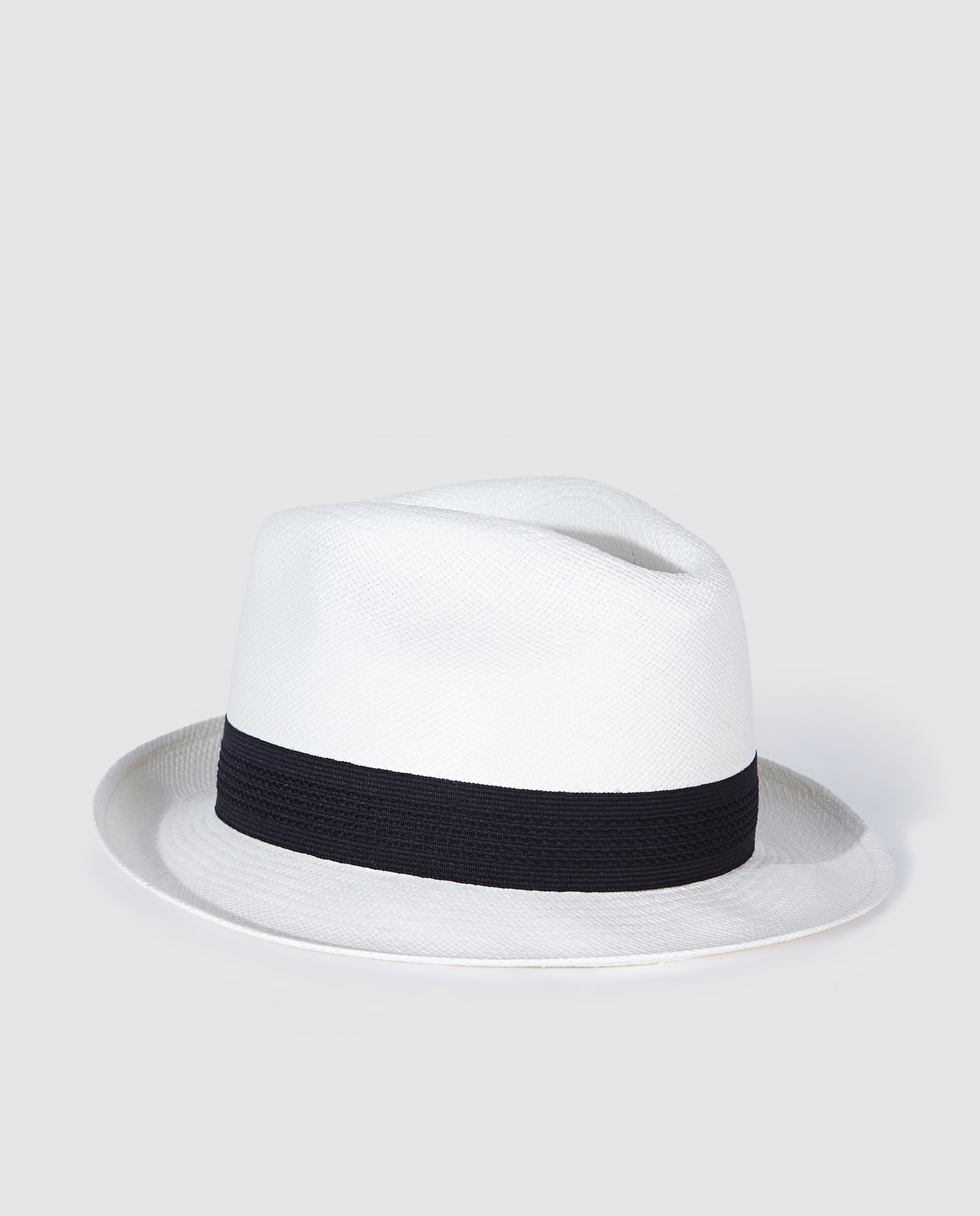 Imagem 0 de Chapéu panamá branco com fita
