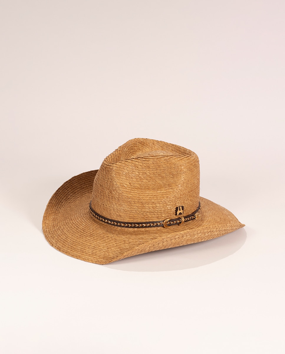 Chapéu Tipo Cowboy Bege-1