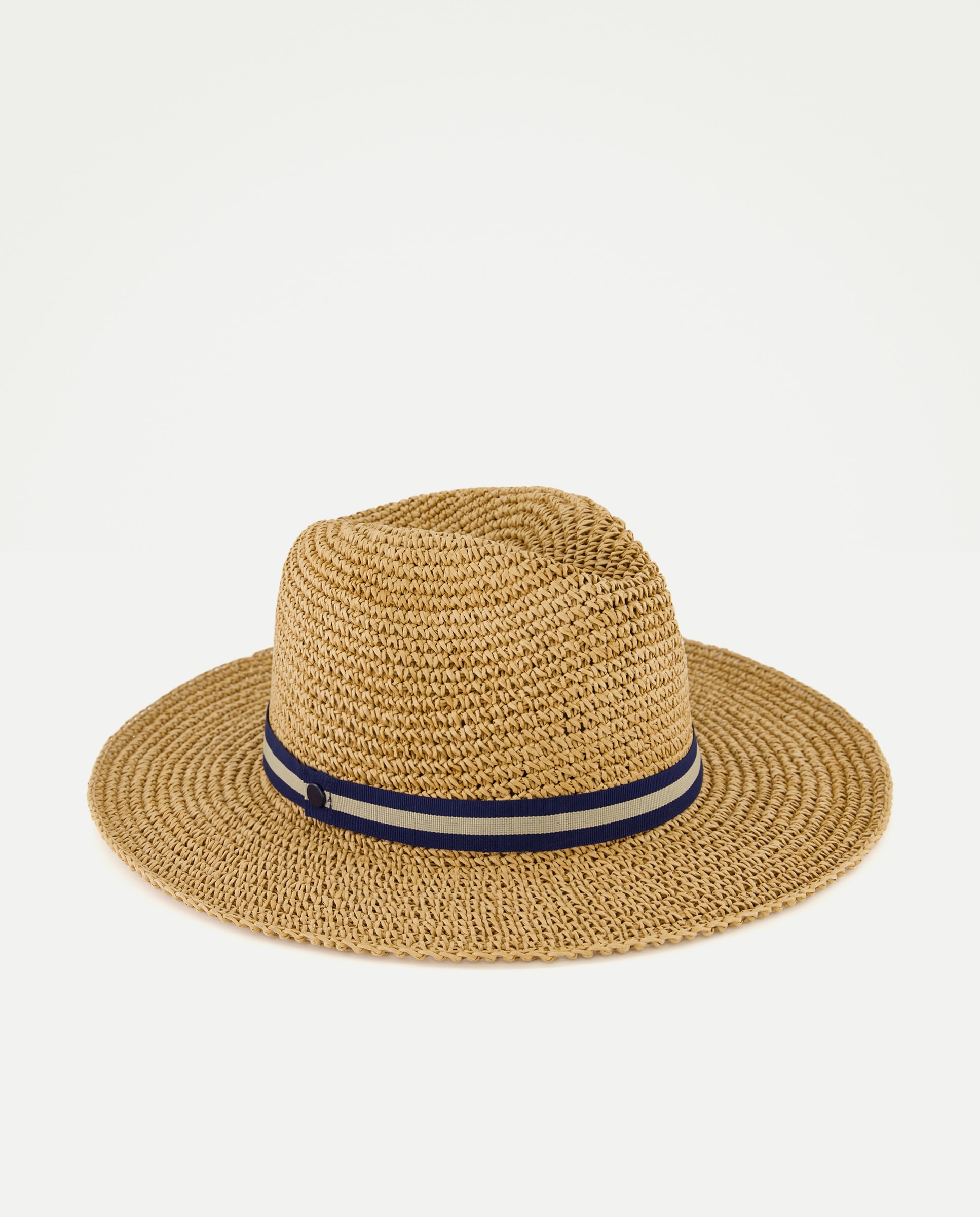 Imagem 0 de Chapéu de Ráfia Dobrável Feito à Mão