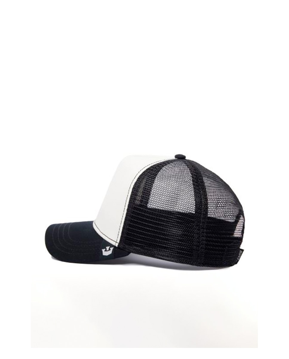 Boné Trucker Goorin com Emblema à Frente Preto-2