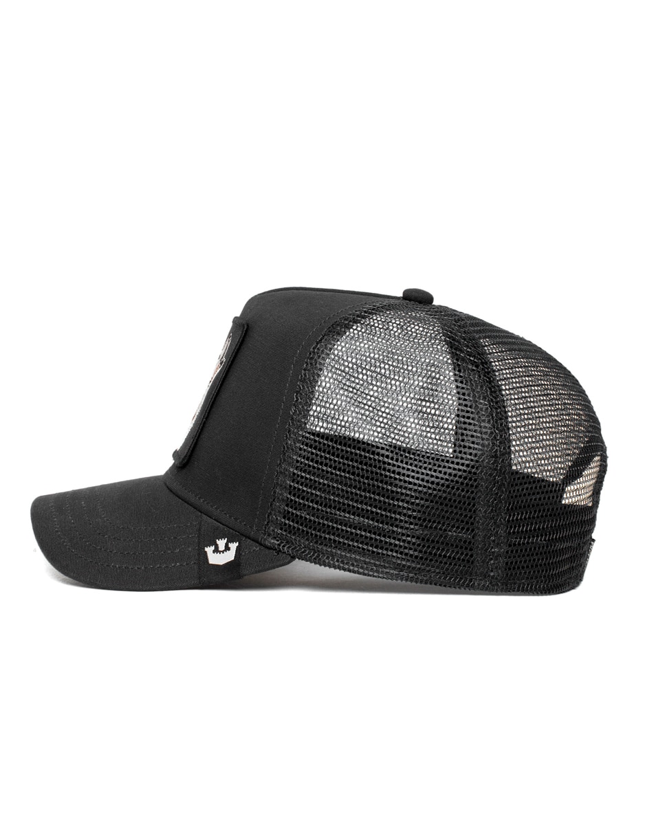 Boné Trucker Goorin com Emblema à Frente Preto-5