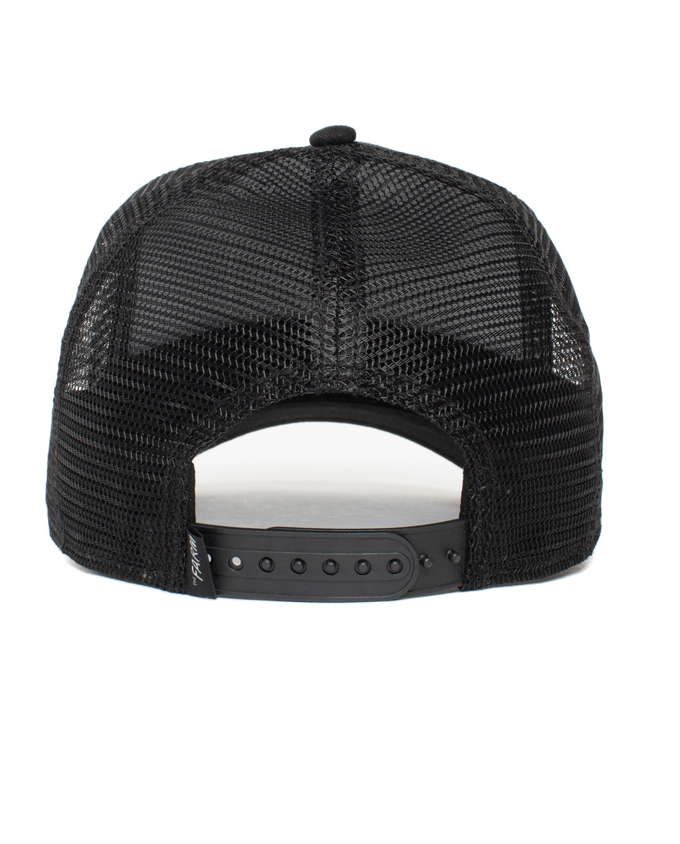 Boné Trucker Goorin com Emblema à Frente Preto-7