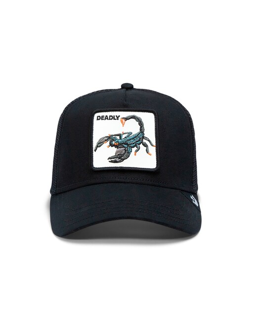 Gorra trucker parche delantero escorpión