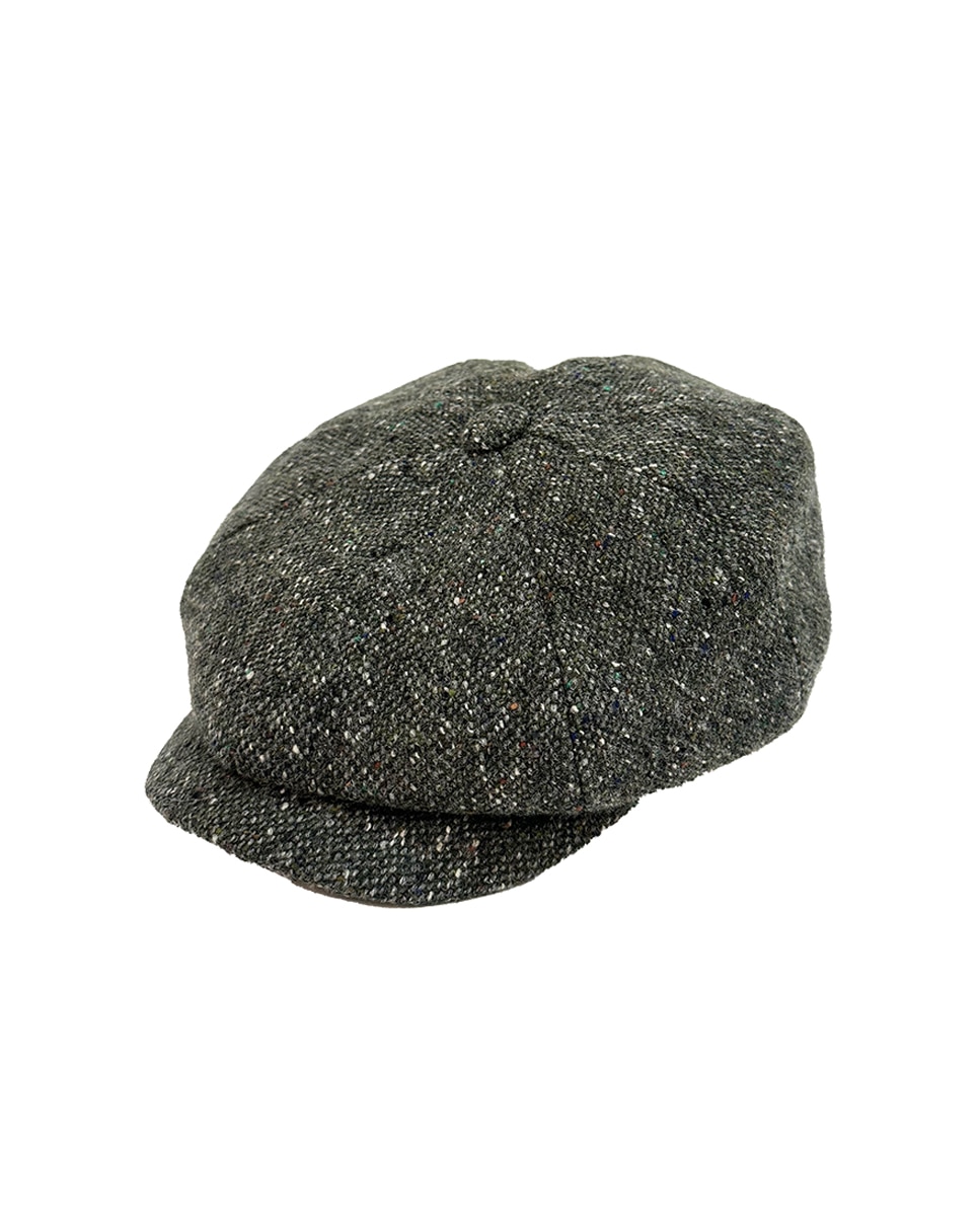 Gorra inglesa 8 gajos botón de hombre - Failsworth - Verde Verde-1