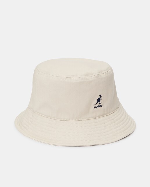 Gorro de hombre washed bucket kaki