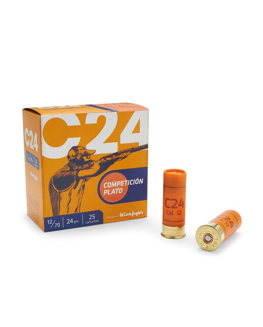 Imagen 0 de Caja de 25 cartuchos de calibre 12 para tiro al plato C24 7,5ª .Cartuchos C