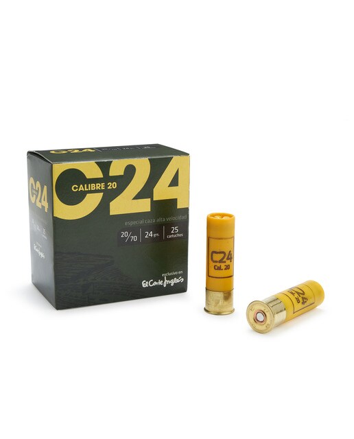 Imagen 0 de Caja de 25 cartuchos en calibre 20 C24 7,5ª .Cartuchos C