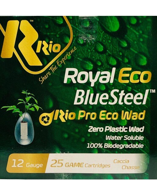 Imagen 0 de Cartuchos caza Royal Eco Blue Steel 32g 6ª Rio