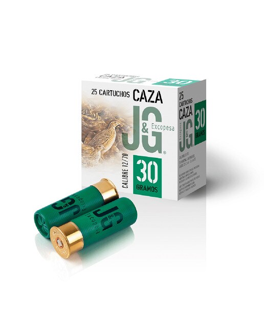 Imagen 0 de Caja de 25 cartuchos JG CAZA 30 (8)