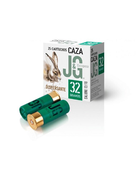 Caja de 25 cartuchos JG CAZA 32 DISPERSANTE (8) 1