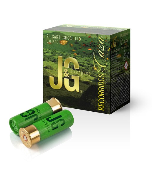 Imagen 0 de Caja de 25 cartuchos JG RECORRIDOS 28 7,5