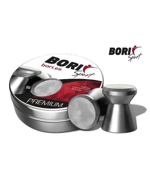Imagen 0 de Balines Premium 500 psc 4.5 mm 177 Bori
