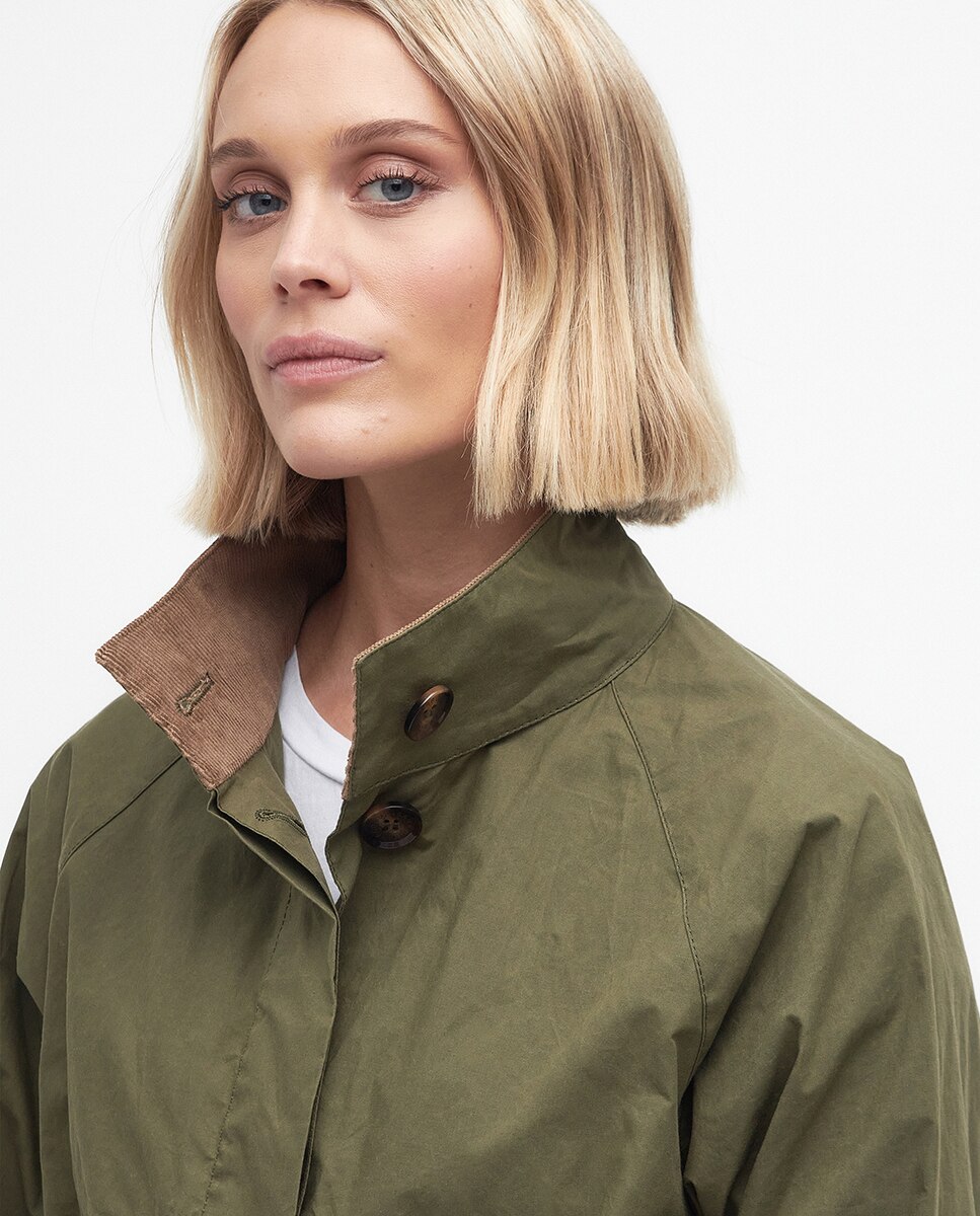 Chaqueta de mujer crowdon de barbour - Verde Verde-3