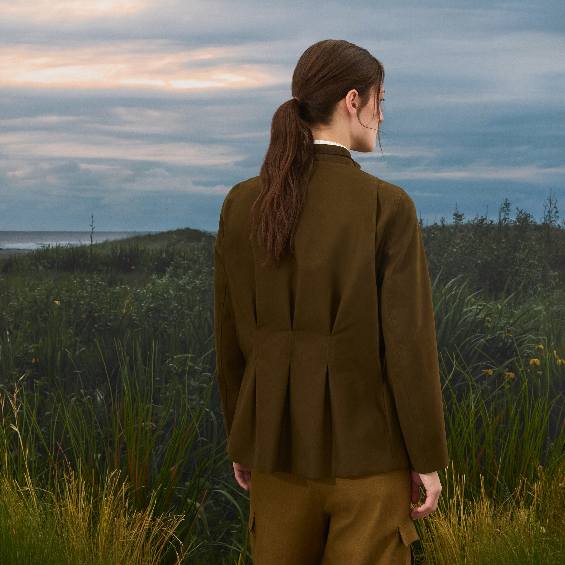 Chaqueta Waterproof de mujer - Verde oscuro Verde oscuro-3