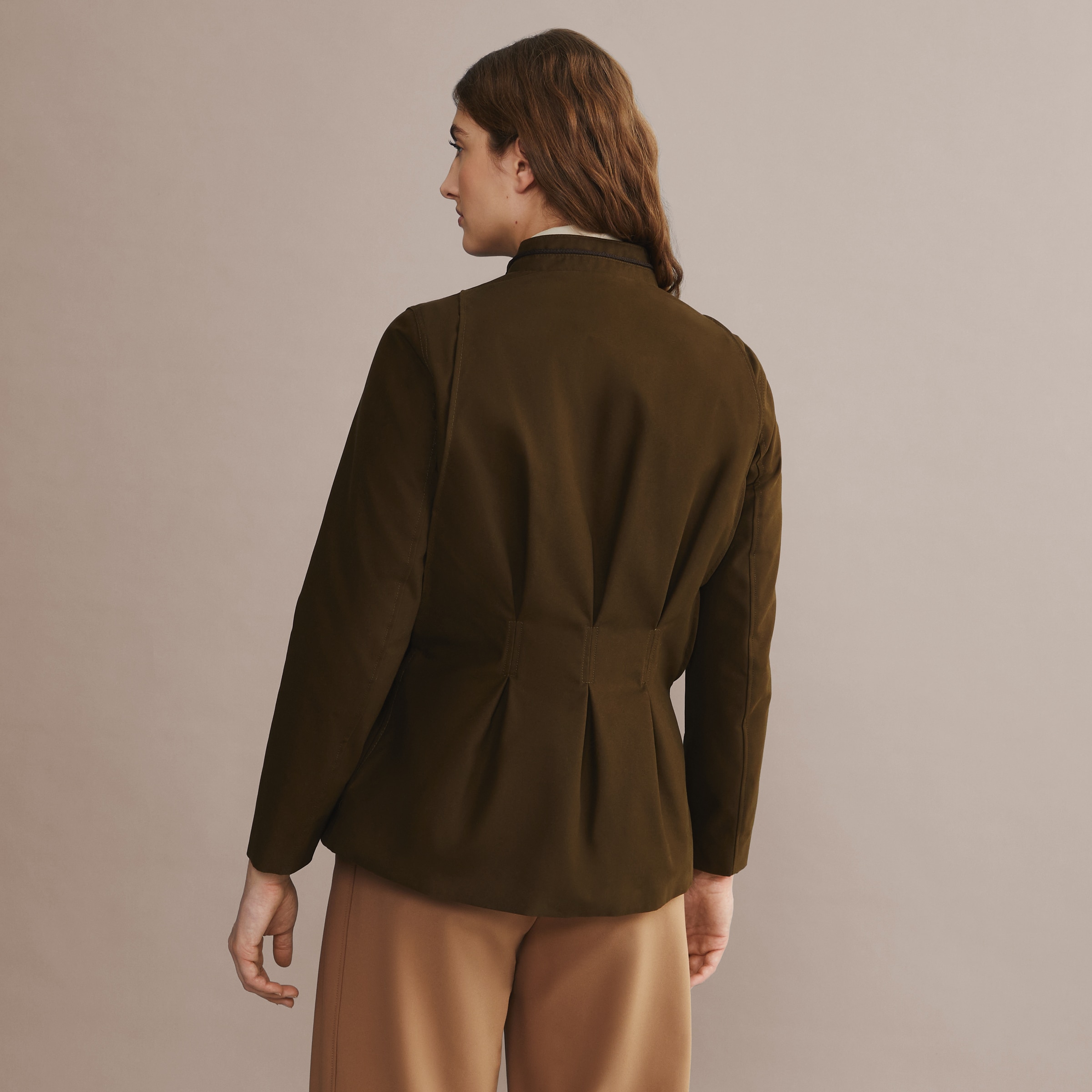 Casaco Waterproof de Mulher Verde-escuro-6