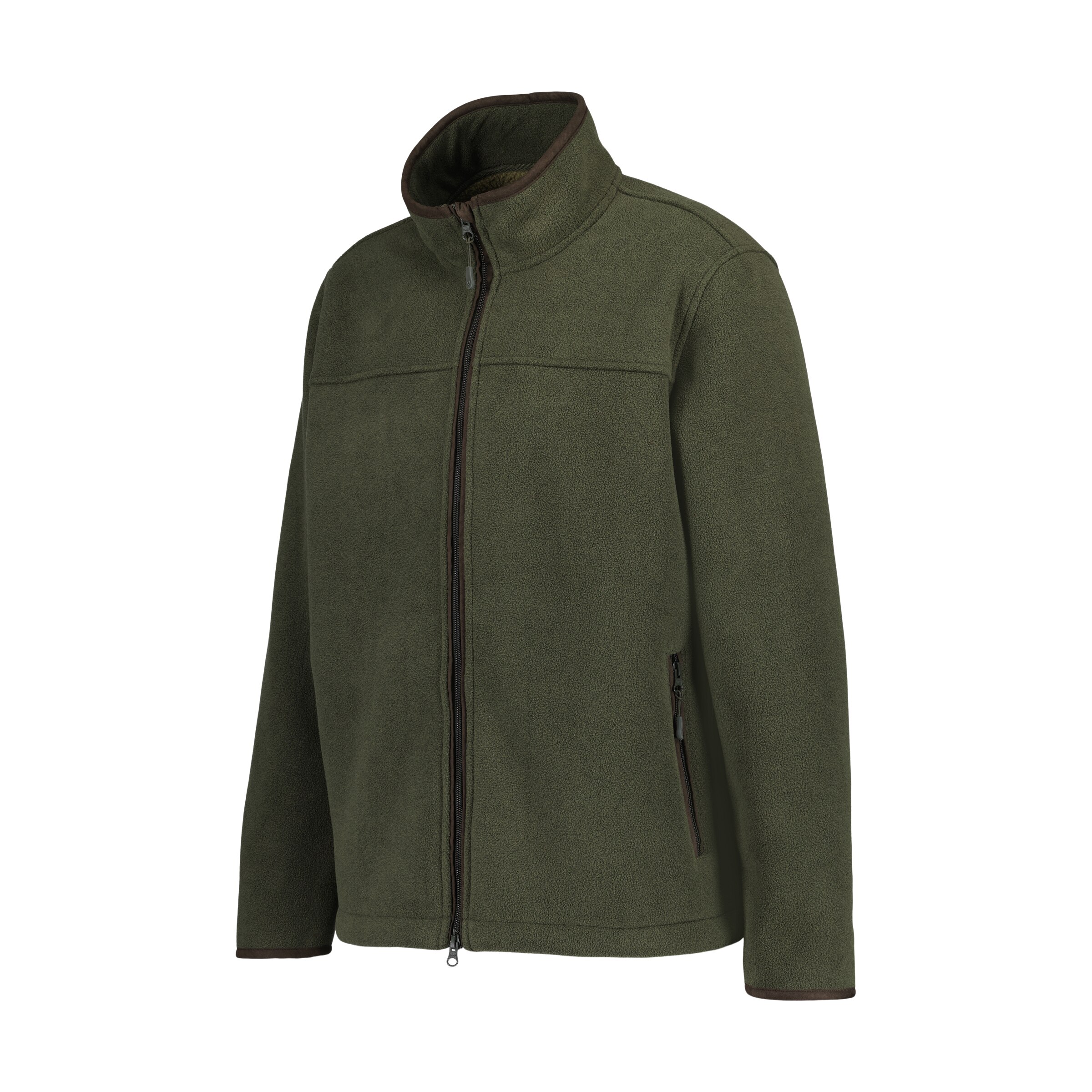 Blusão Top de Homem com Forro Polar Verde-militar-5
