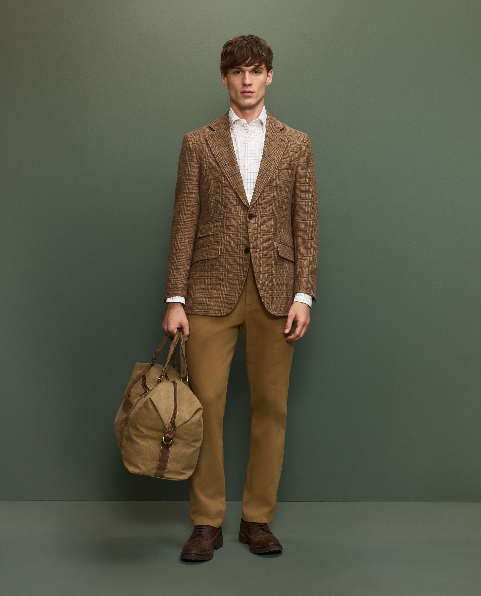 Imagen 2 de Chaqueta de hombre de lana - Verde Verde