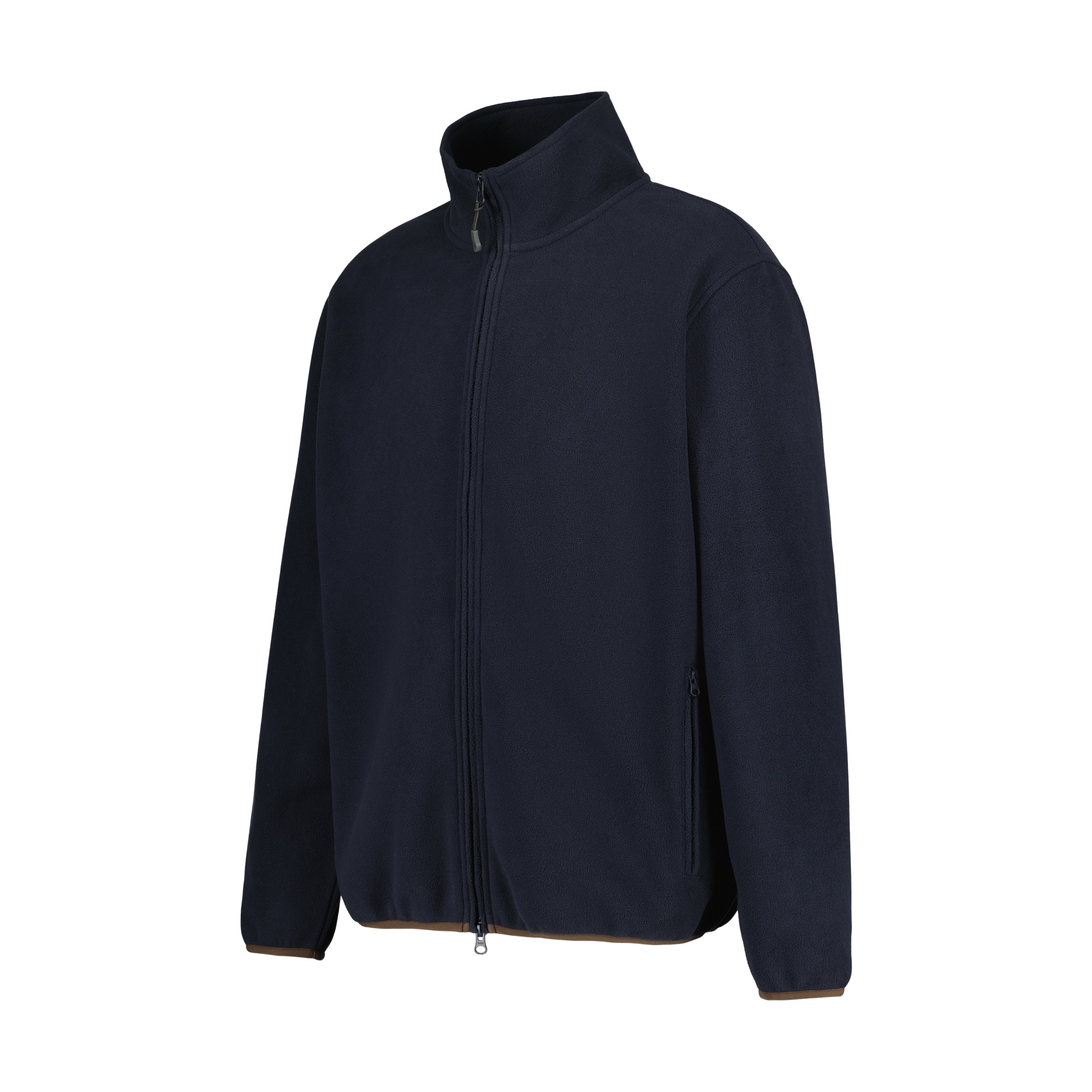 Blusão de Forro Polar Básico Azul-marinho-5