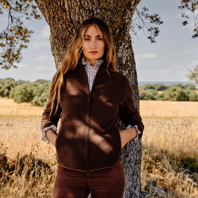 Imagen 0 de Cazadora forro polar básico de mujer