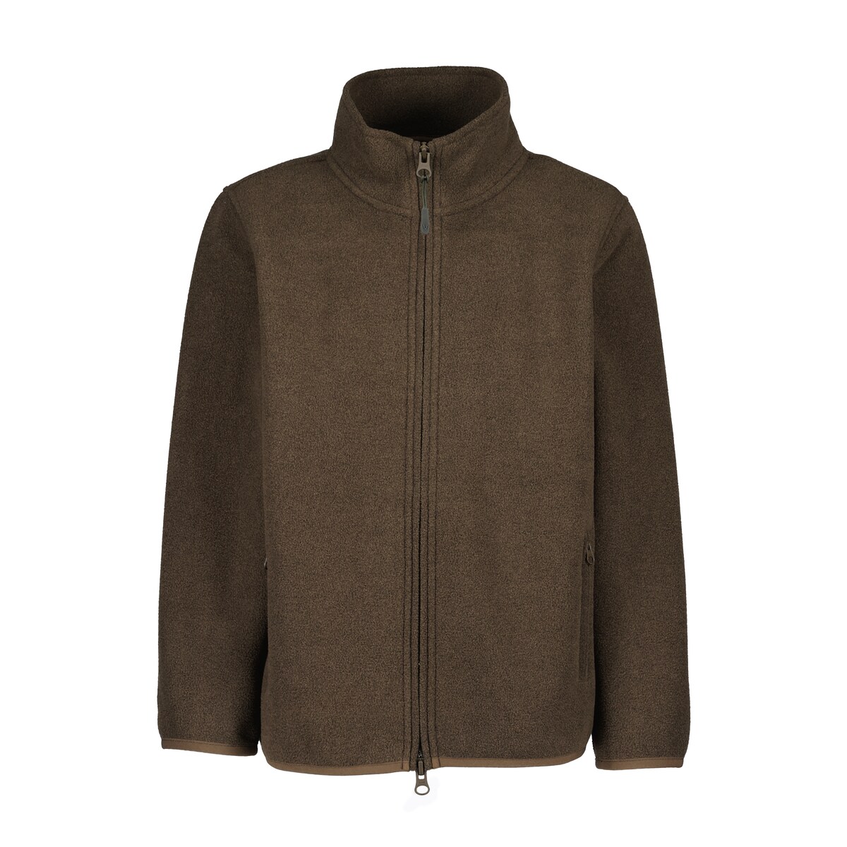 Blusão Básico de Menino com Forro Polar Castanho-5